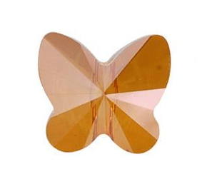 5754 - 8mm Swarovski Butterfly Bead - Crystal Copper 5754 - 8mm Swarovski Butterfly Bead - Crystal Copper