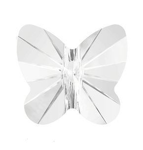 5754 - 8mm Swarovski Butterfly Bead - Crystal 5754 - 8mm Swarovski Butterfly Bead - Crystal