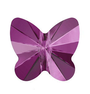 5754 - 8mm Swarovski Butterfly Bead - Fuchsia 5754 - 8mm Swarovski Butterfly Bead - Fuchsia