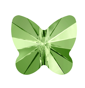 5754 - 8mm Swarovski Butterfly Bead - Peridot 5754 - 8mm Swarovski Butterfly Bead - Peridot