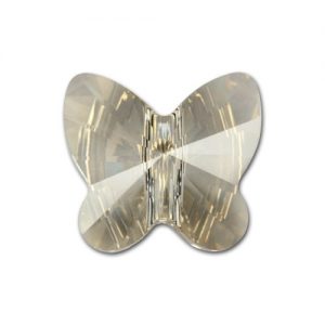 5754 - 6mm Swarovski Butterfly Bead - Silver Shade