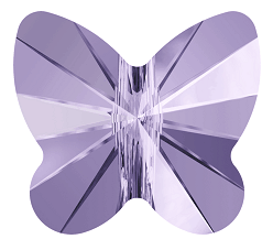 5754 - 6mm Swarovski Butterfly Bead - Violet 5754 - 6mm Swarovski Butterfly Bead - Violet