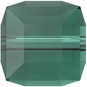 5601 - 8mm Swarovski Cube Crystal - Emerald 5601 - 8mm Swarovski Cube Crystal - Emerald