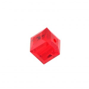 5601 - 6mm Swarovski Cube Crystal - Light Siam 5601 - 6mm Swarovski Cube Crystal - Light Siam