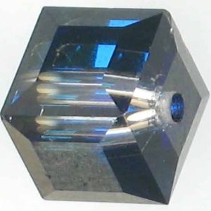 5601 - 8mm Swarovski Cube Crystal - Bermuda Blue 5601 - 8mm Swarovski Cube Crystal - Bermuda Blue