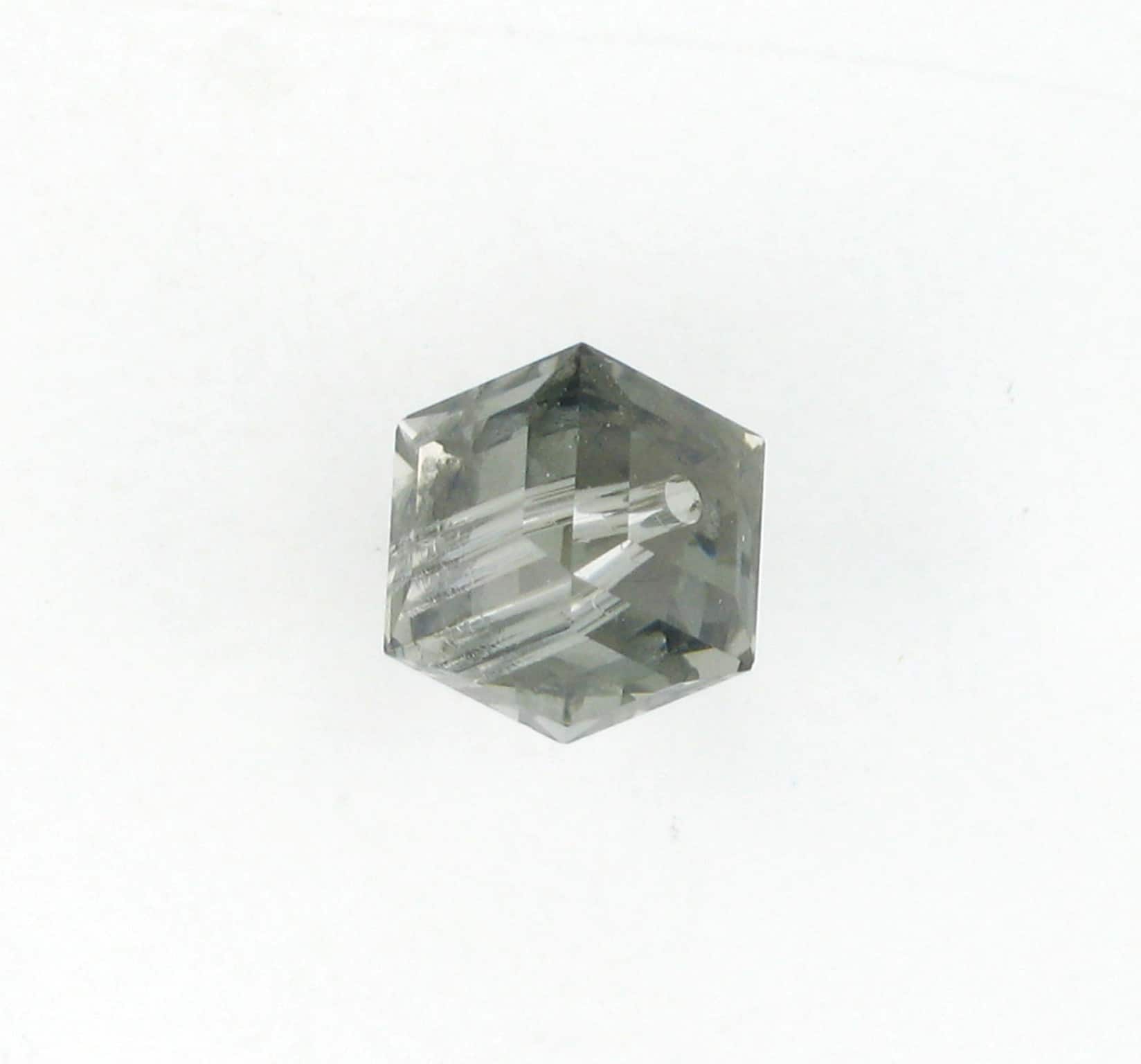 5601 - 6mm Swarovski Cube Crystal - Black Diamond 5601 - 6mm Swarovski Cube Crystal - Black Diamond