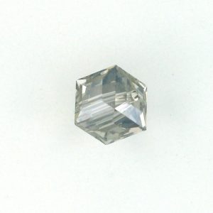 5601 - 4mm Swarovski Cube Crystal - Crystal Satin 5601 - 4mm Swarovski Cube Crystal - Crystal Satin