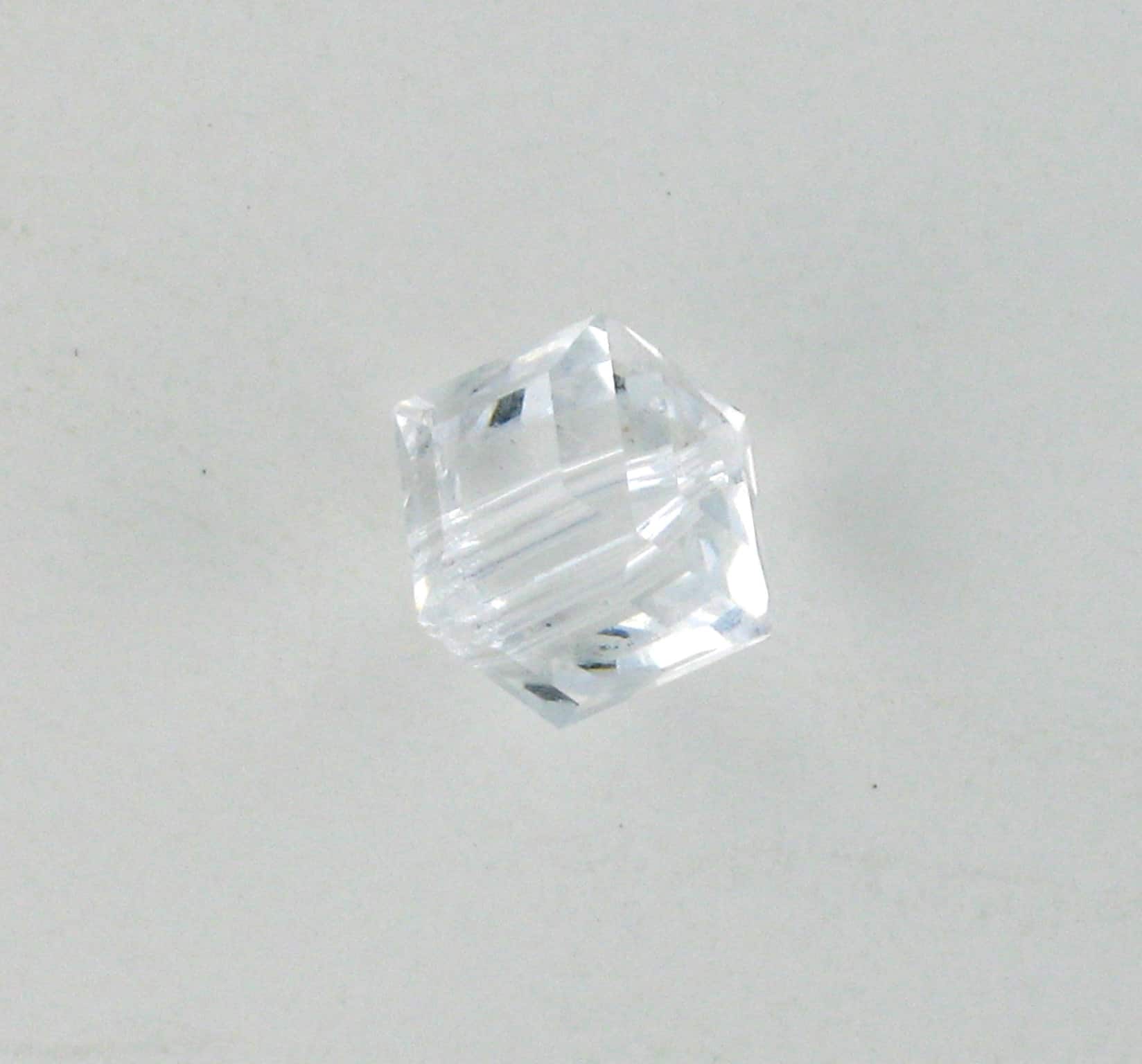 5601 - 4mm Swarovski Cube Crystal - Crystal 5601 - 4mm Swarovski Cube Crystal - Crystal