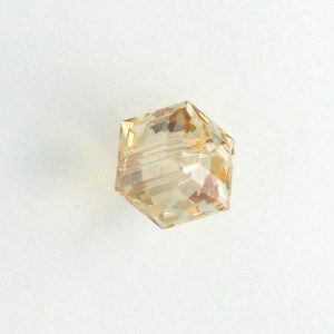 5601 - 4mm Swarovski Cube Crystal - Golden Shadow 5601 - 4mm Swarovski Cube Crystal - Golden Shadow
