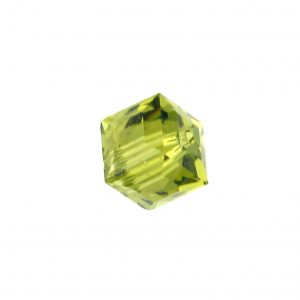 5601 - 8mm Swarovski Cube Crystal - Khaki 5601 - 8mm Swarovski Cube Crystal - Khaki