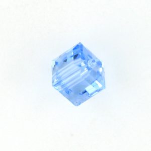 5601 - 8mm Swarovski Cube Crystal - Light Sapphire 5601 - 8mm Swarovski Cube Crystal - Light Sapphire