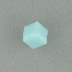 5601 - 6mm Swarovski Cube Crystal - Mint Alabaster 5601 - 6mm Swarovski Cube Crystal - Mint Alabaster