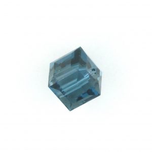 5601 - 6mm Swarovski Cube Crystal - Montana 5601 - 6mm Swarovski Cube Crystal - Montana