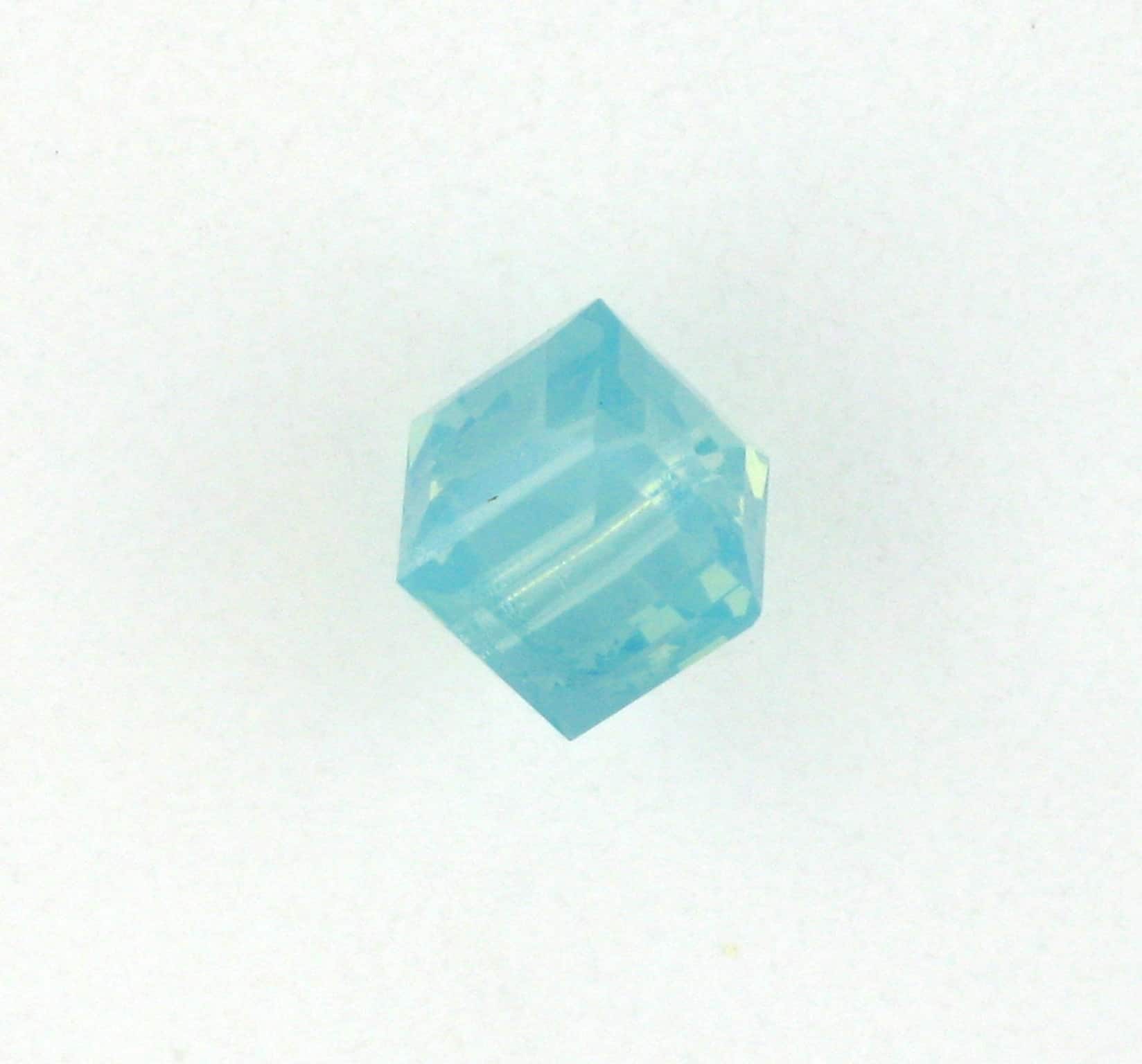 5601 - 4mm Swarovski Cube Crystal - Pacific Opal 5601 - 4mm Swarovski Cube Crystal - Pacific Opal