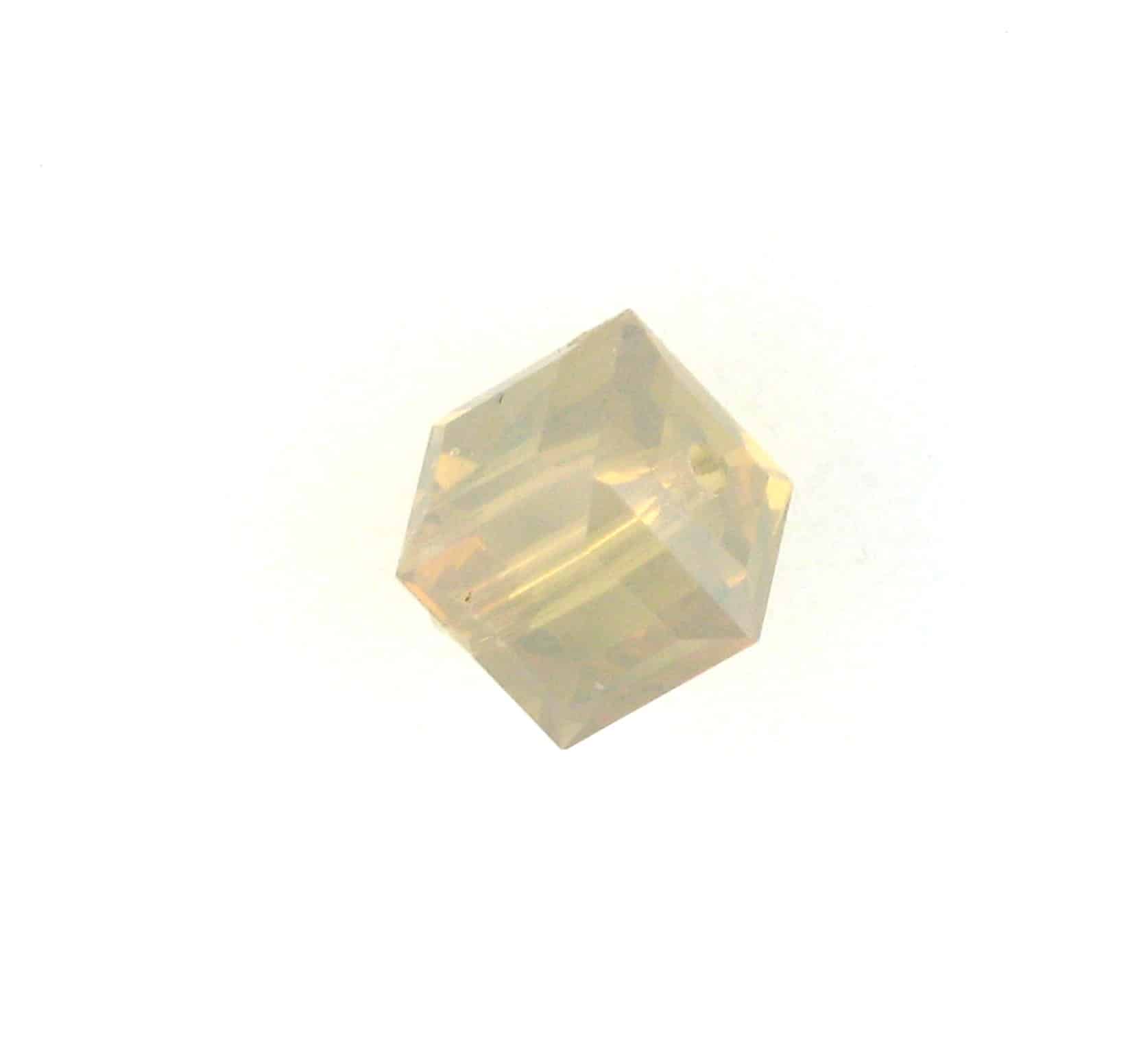 5601 - 8mm Swarovski Cube Crystal - Sand Opal 5601 - 8mm Swarovski Cube Crystal - Sand Opal