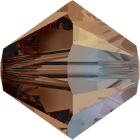 5301/5328 - 8mm Swarovski Bicone Crystal Bead - Smoked Topaz AB 5301/5328 - 8mm Swarovski Bicone Crystal Bead - Smoked Topaz AB