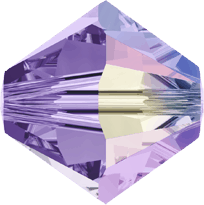 5301/5328 - 8mm Swarovski Bicone Crystal Bead - Tanzanite AB 5301/5328 - 8mm Swarovski Bicone Crystal Bead - Tanzanite AB