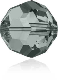5000 - 8mm Swarovski Faceted Round Bead - Black Diamond 5000 - 8mm Swarovski Faceted Round Bead - Black Diamond