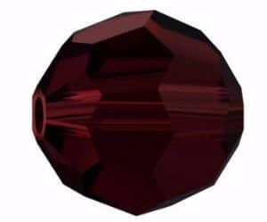 5000 - 8mm Swarovski Faceted Round Bead - Garnet 5000 - 8mm Swarovski Faceted Round Bead - Garnet