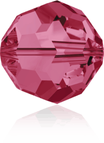 5000 - 8mm Swarovski Faceted Round Bead - Indian Pink 5000 - 8mm Swarovski Faceted Round Bead - Indian Pink