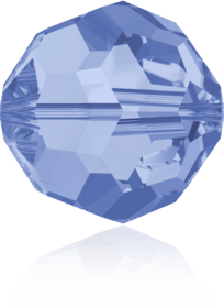5000 - 8mm Swarovski Faceted Round Bead - Light Sapphire 5000 - 8mm Swarovski Faceted Round Bead - Light Sapphire