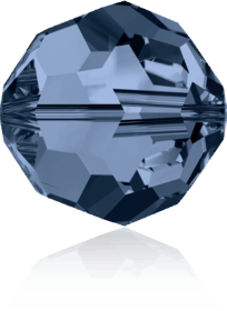 5000 - 8mm Swarovski Faceted Round Bead - Montana 5000 - 8mm Swarovski Faceted Round Bead - Montana