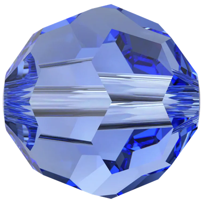 5000 - 8mm Swarovski Faceted Round Bead - Sapphire 5000 - 8mm Swarovski Faceted Round Bead - Sapphire