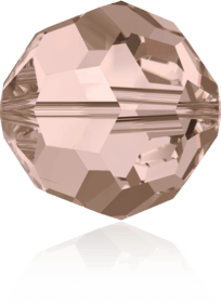 5000 - 8mm Swarovski Faceted Round Bead - Vintage Rose 5000 - 8mm Swarovski Faceted Round Bead - Vintage Rose