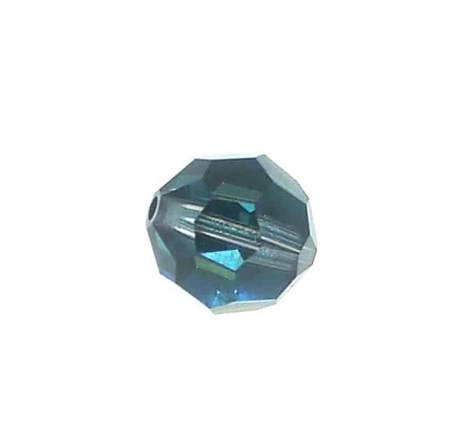 5000 - 8mm Swarovski Faceted Round Bead - Bermuda Blue 5000 - 8mm Swarovski Faceted Round Bead - Bermuda Blue