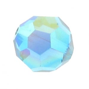 5000 - 8mm Swarovski Faceted Round Bead - Blue Zircon AB 5000 - 8mm Swarovski Faceted Round Bead - Blue Zircon AB