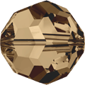 5000 - 8mm Swarovski Faceted Round Bead - Light Smoke Topaz 5000 - 8mm Swarovski Faceted Round Bead - Light Smoke Topaz