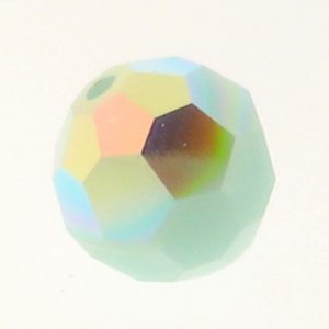 5000 - 8mm Swarovski Faceted Round Bead - Mint Alabaster AB 5000 - 8mm Swarovski Faceted Round Bead - Mint Alabaster AB