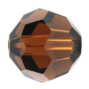 5000 - 8mm Swarovski Faceted Round Bead - Mocca 5000 - 8mm Swarovski Faceted Round Bead - Mocca