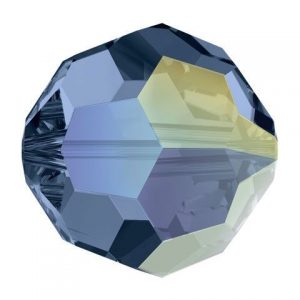 5000 - 8mm Swarovski Faceted Round Bead - Montana AB 5000 - 8mm Swarovski Faceted Round Bead - Montana AB