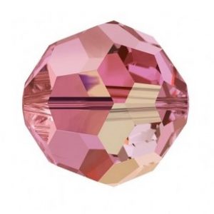 5000 - 8mm Swarovski Faceted Round Bead - Padpardscha AB 5000 - 8mm Swarovski Faceted Round Bead - Padpardscha AB