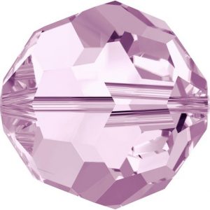 5000 - 8mm Swarovski Faceted Round Bead - Rosaline 5000 - 8mm Swarovski Faceted Round Bead - Rosaline