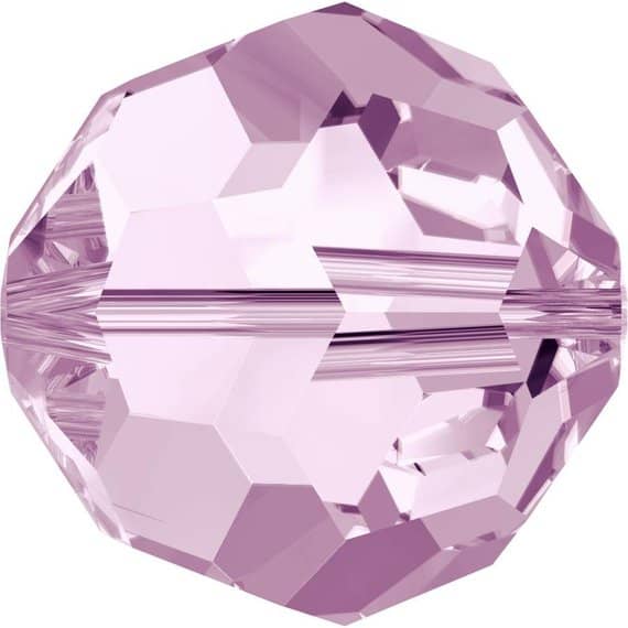 5000 - 8mm Swarovski Faceted Round Bead - Rosaline 5000 - 8mm Swarovski Faceted Round Bead - Rosaline