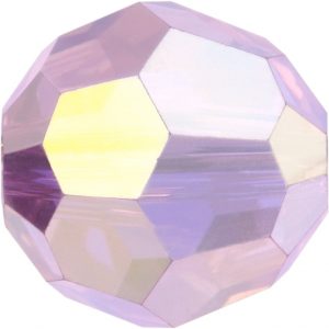 5000 - 8mm Swarovski Faceted Round Bead - Rose Water Opal AB 5000 - 8mm Swarovski Faceted Round Bead - Rose Water Opal AB