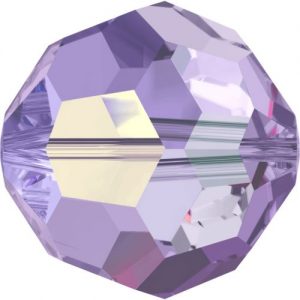 5000 - 8mm Swarovski Faceted Round Bead - Tanzanite AB 5000 - 8mm Swarovski Faceted Round Bead - Tanzanite AB