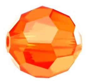 5000 - 8mm Swarovski Faceted Round Bead - Sun 5000 - 8mm Swarovski Faceted Round Bead - Sun