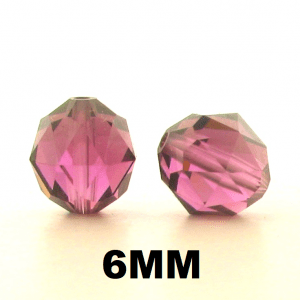 5025 - 6mm Swarovski Faceted Round Beads