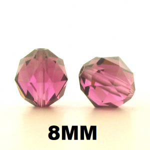 5025 - 8mm Swarovski Faceted Round Beads