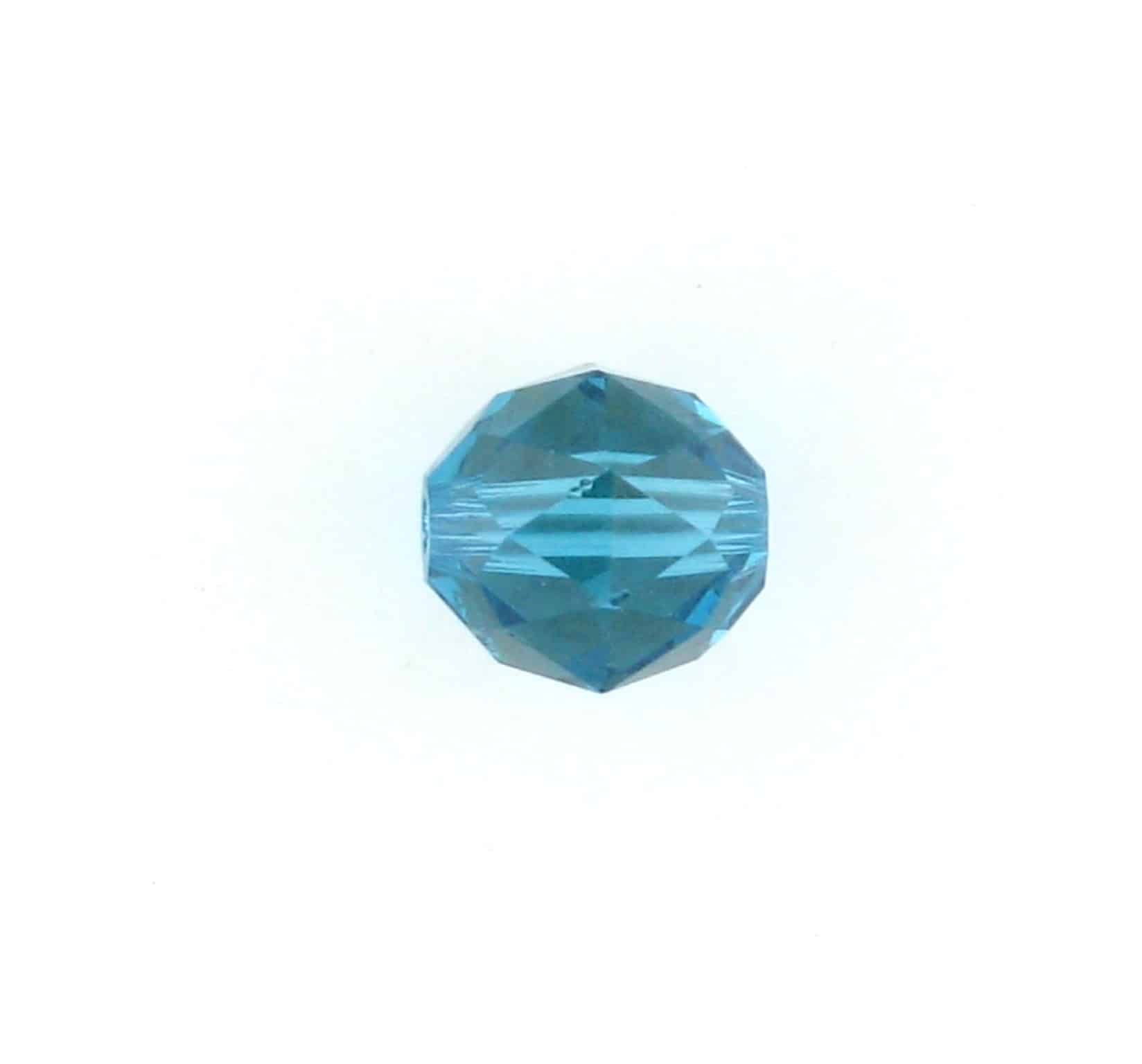5025 - 8mm Swarovski Round Faceted Crystal Bead - Indicolite 5025 - 8mm Swarovski Round Faceted Crystal Bead - Indicolite
