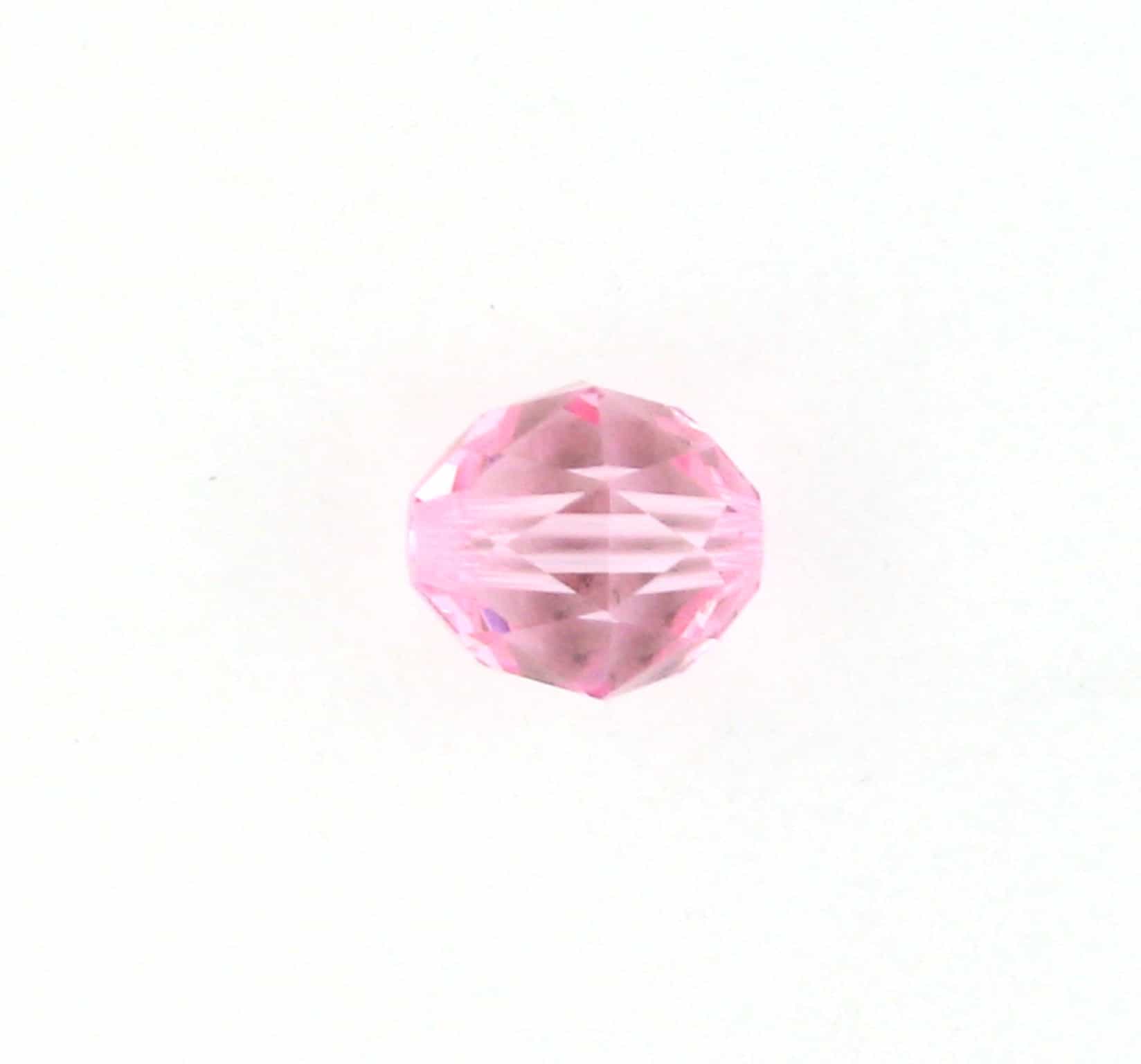 5025 - 8mm Swarovski Round Faceted Crystal Bead - Light Rose 5025 - 8mm Swarovski Round Faceted Crystal Bead - Light Rose