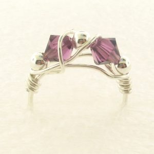 12102S - Silver Ring With Swarovski Crystal 12102S - Silver Ring With Swarovski Crystal