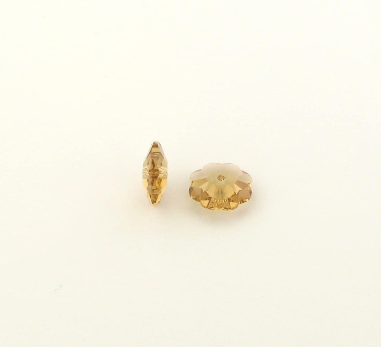 3700 - 10mm Swarovski Margarita Bead - Light Col. Topaz 3700 - 10mm Swarovski Margarita Bead - Light Col. Topaz