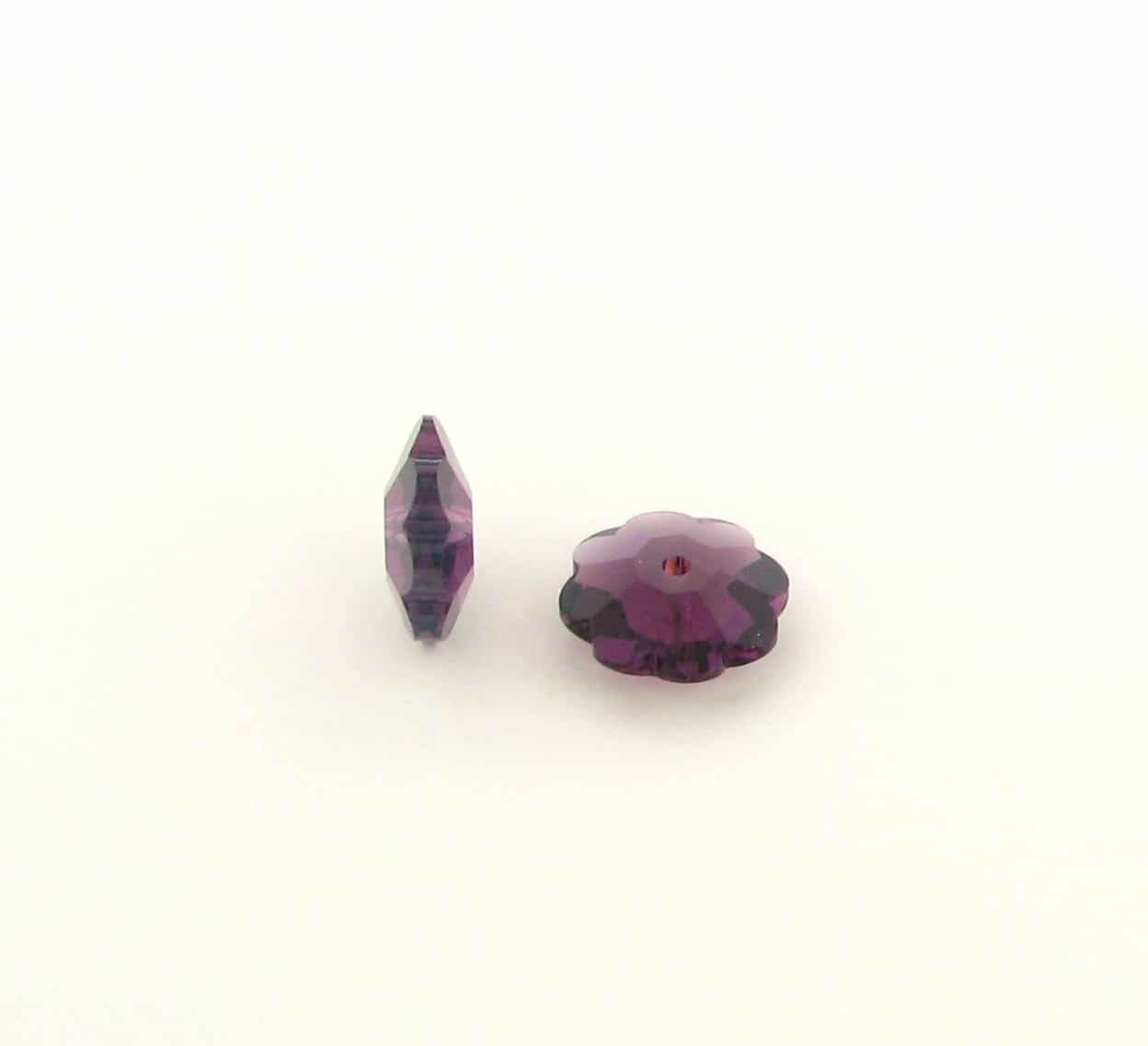 3700 - 8mm Swarovski Margarita Bead - Amethyst 3700 - 8mm Swarovski Margarita Bead - Amethyst