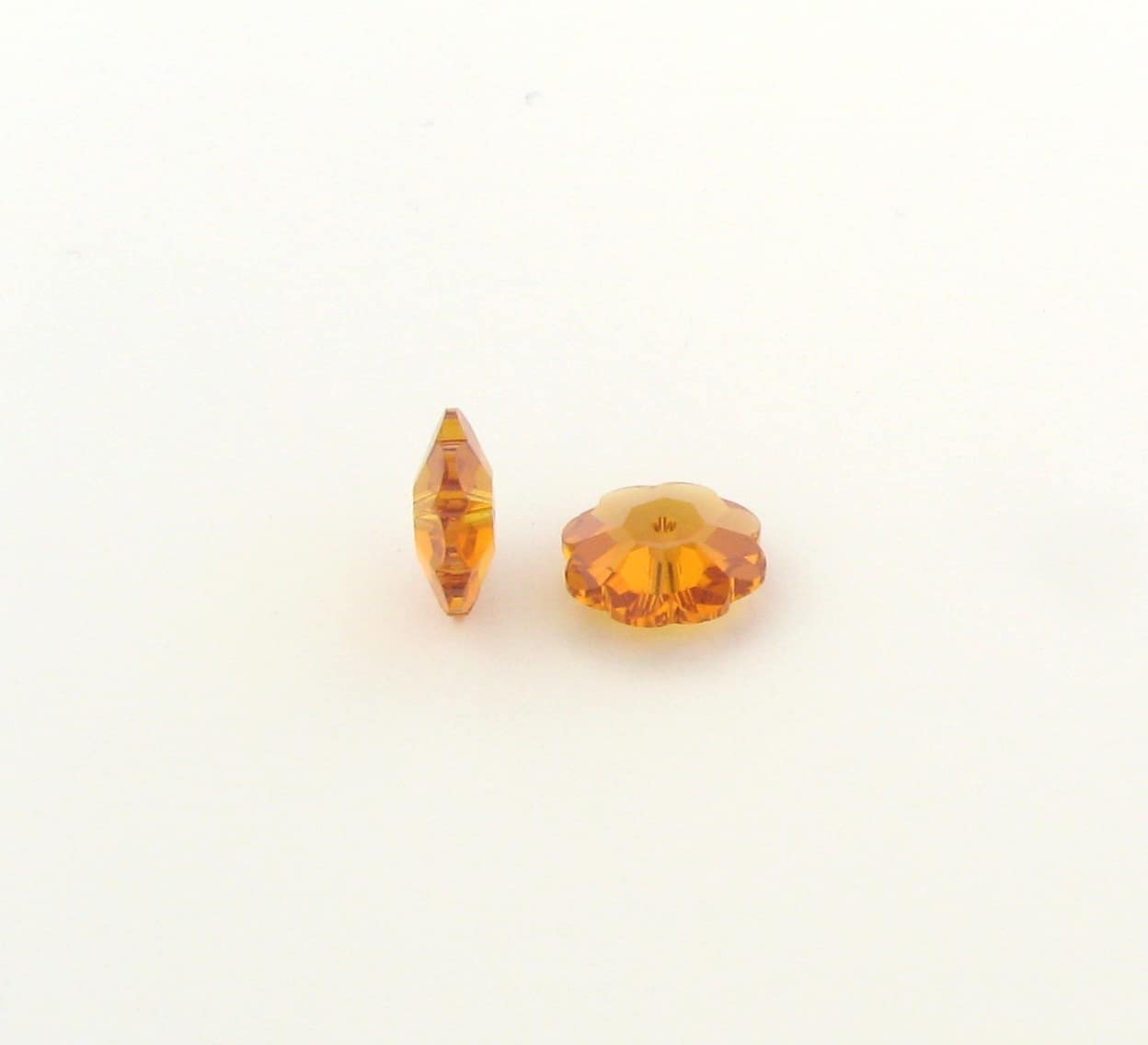 3700 - 12mm Swarovski Margarita Bead - Topaz 3700 - 12mm Swarovski Margarita Bead - Topaz