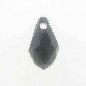 6007 - 9x5mm Swarovski Small Briolette Pendant - Jet 6007 - 9x5mm Swarovski Small Briolette Pendant - Jet