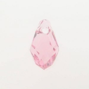 6007 - 7x4mm Swarovski Small Briolette Pendant - Light Rose 6007 - 7x4mm Swarovski Small Briolette Pendant - Light Rose